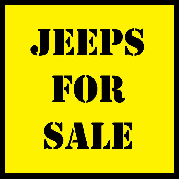 JEEPS FOR SALE