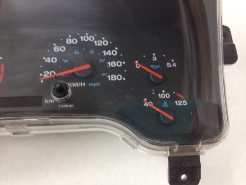 2001 JEEP WRANGLER TJ SPEEDOMETER Gages KM Dash Cluster Gauges