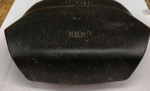 99-02 Jeep Wrangler TJ Black Driver Wheel Airbag Air Bag OEM