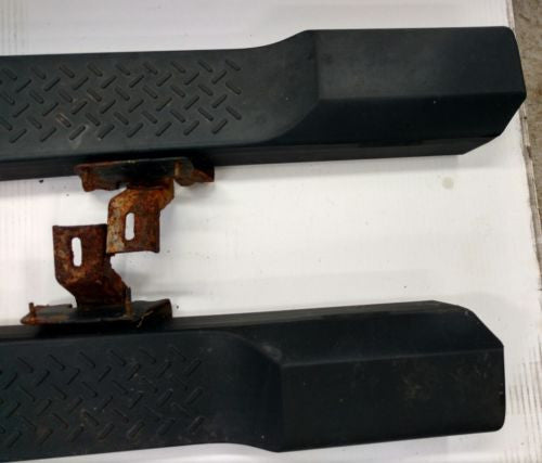 07-16 Wrangler JK 2-Door Black Side Step Tubular Running Boards Nerf Bars OEM