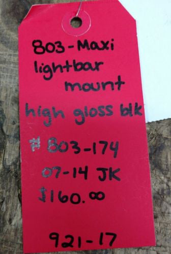 Olympic 4X4 803-174 - Maxi Light Bar for JK & Unli JK 4 Door 07-16 -TX Black