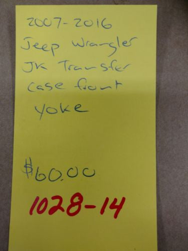 Jeep Wrangler JK 2007-2016Front Output transfer Case Yoke
