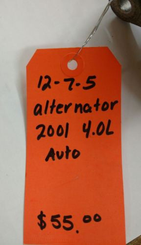 Jeep Wrangler TJ 4.0L Alternator OEM 01-06