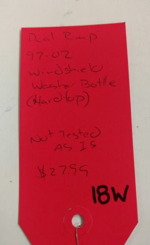 Jeep Wrangler TJ Windshield Washer Bottle Pump 97-02  Wiper