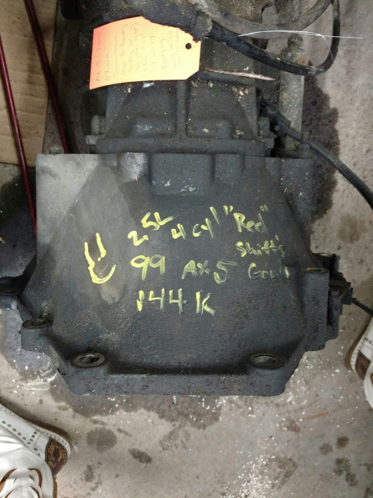 Used Jeep Wrangler TJ YJ AX5 Manual Transmission 5-Speed For 2.5L 4-Cylinder (1994-2002)